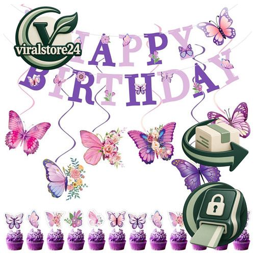 Schmetterling deko geburtstag - schmetterling,