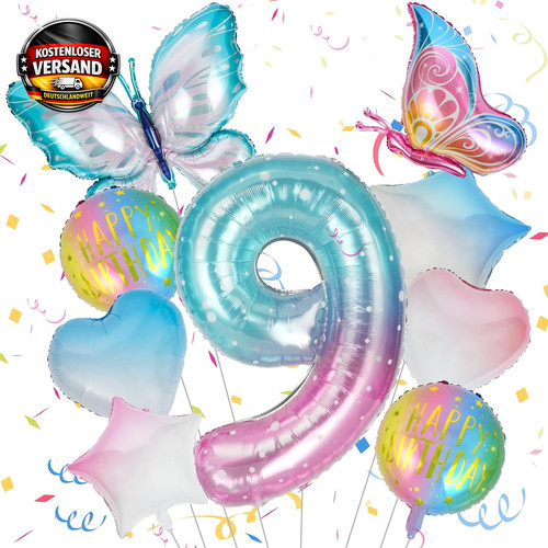 Schmetterling folienballon set - schmetterling,