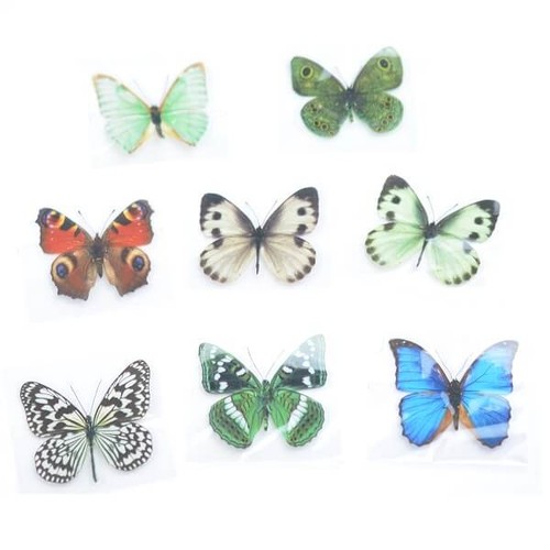 Deko schmetterling mit magnet - mit,