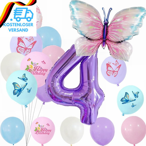 Geburtstag deko lila - 4.,