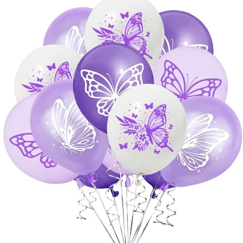 Lila schmetterling ballons - lila,