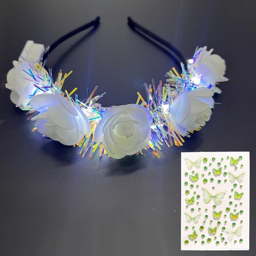 Led haarreif schmetterling - haarreif,