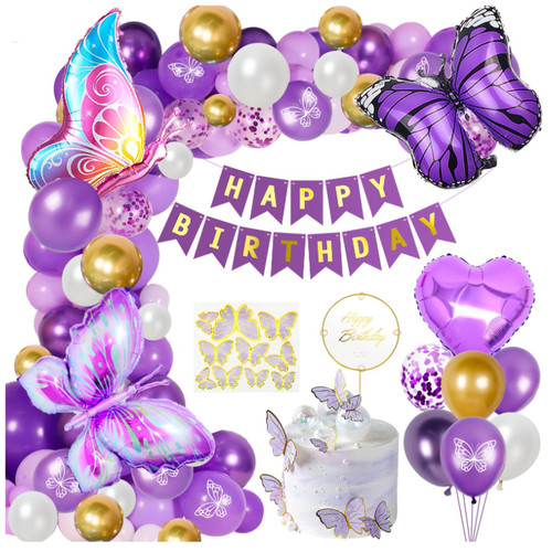 Schmetterling geburtstag deko - schmetterling,