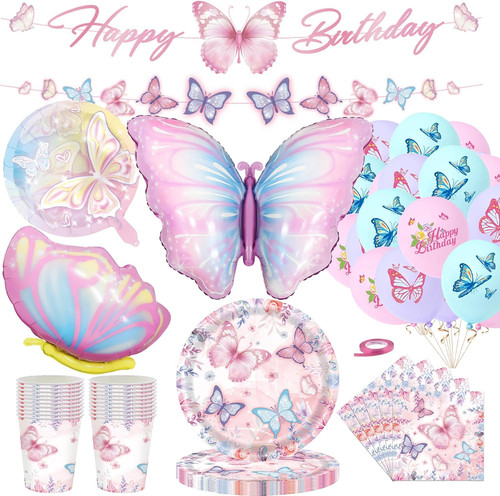 Schmetterlings partyset für - schmetterlings,
