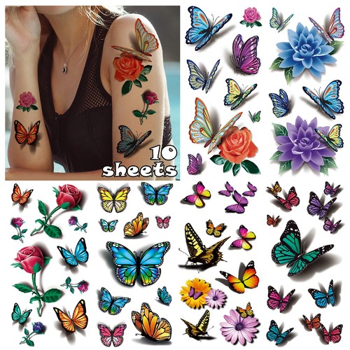 Temporäre tattoos stück - 10,