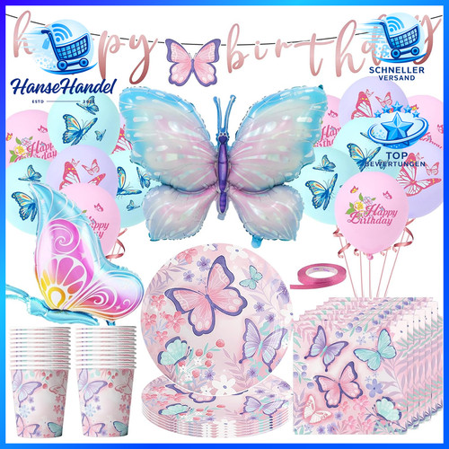 Schmetterling deko set - schmetterling,