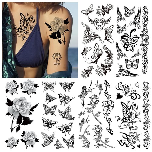 Tattoo aufkleber papier 19x9cm - tattoo,